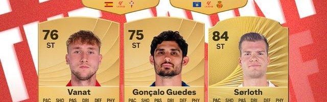 开云真人-西甲1月最佳球员候选：穆里奇领衔，瑟洛特、瓦纳特入选